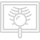 Icono de un monitor con radiología y una lupa