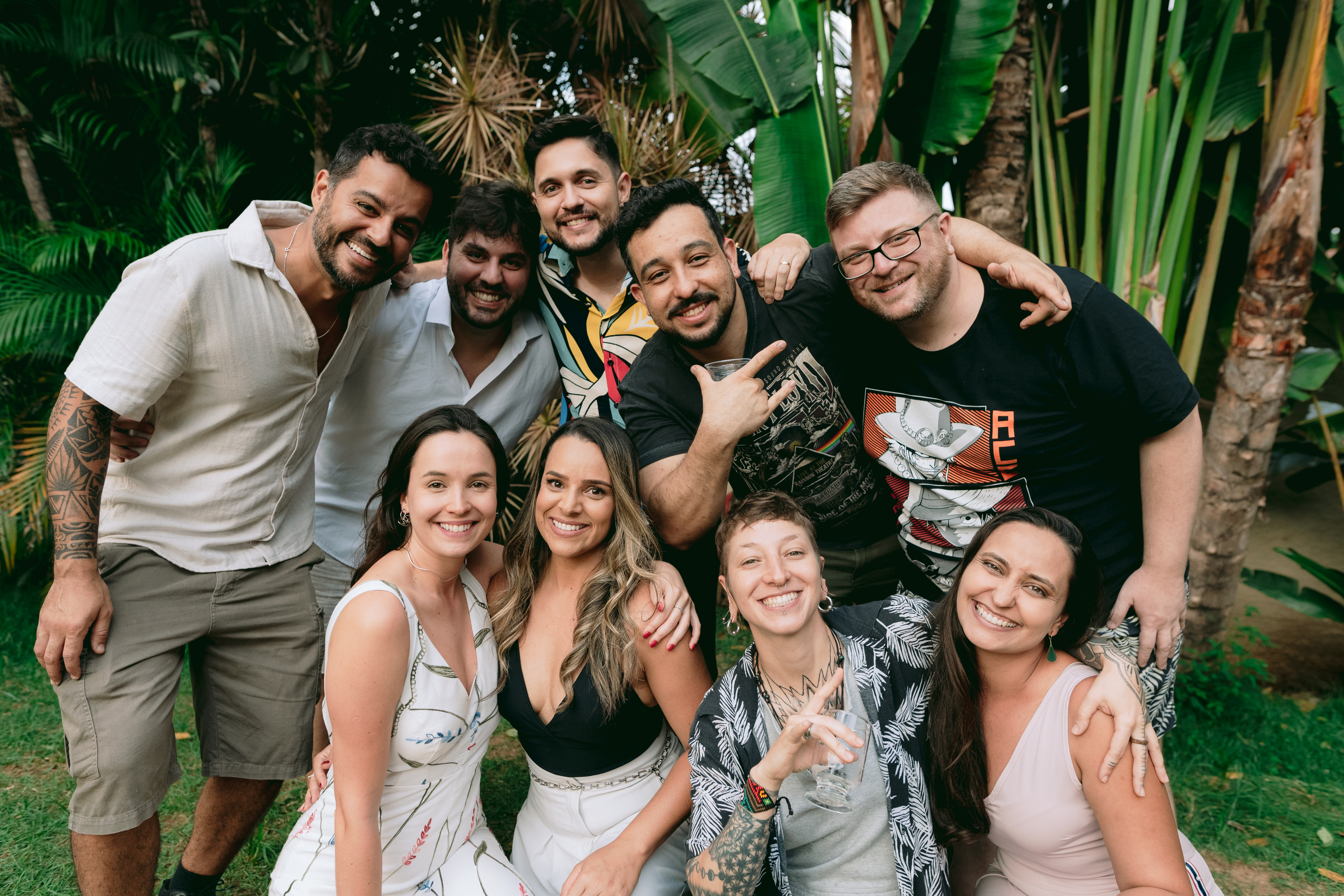 Foto da equipe Cfaz na confraternização