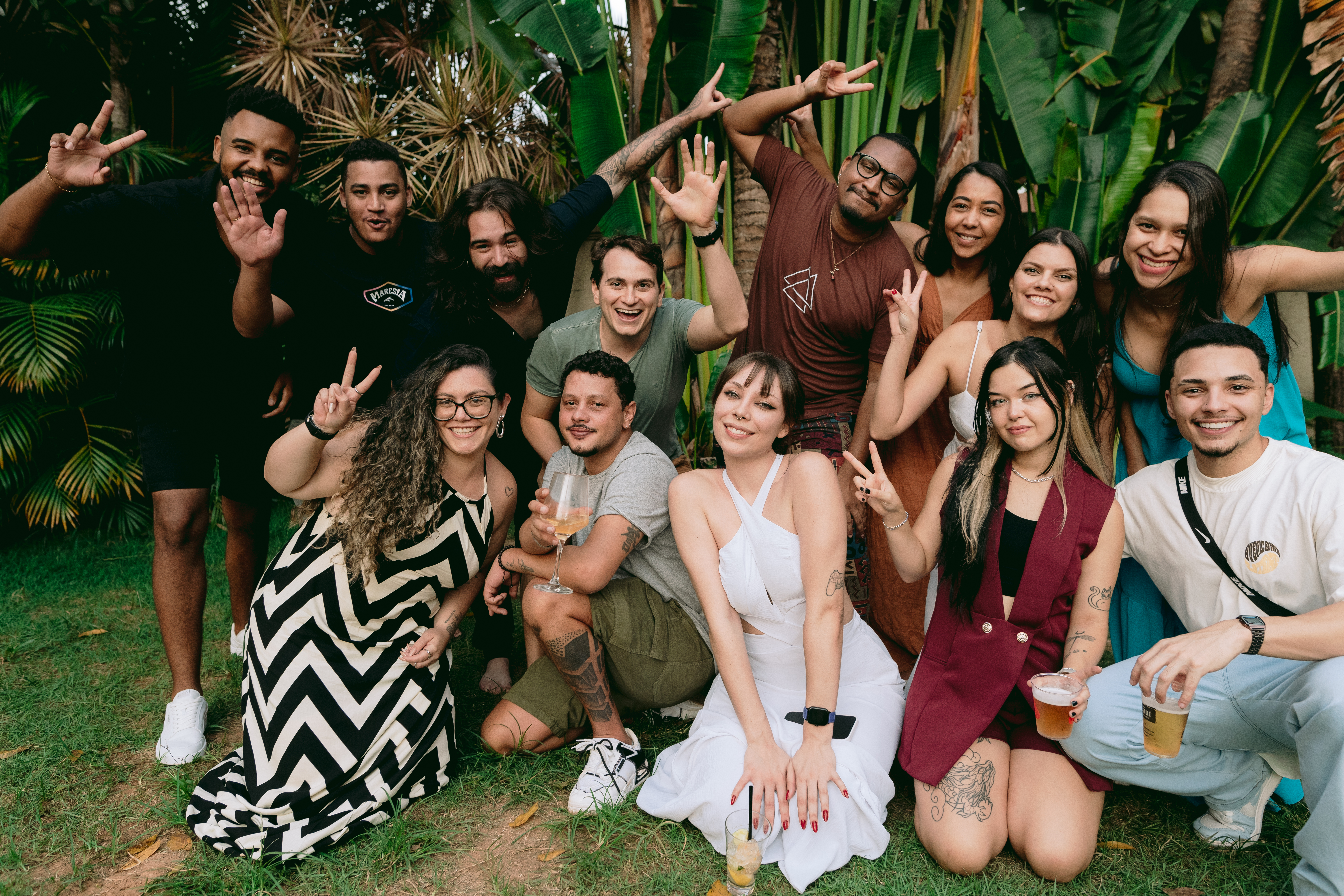 Foto da equipe Cfaz na confraternização